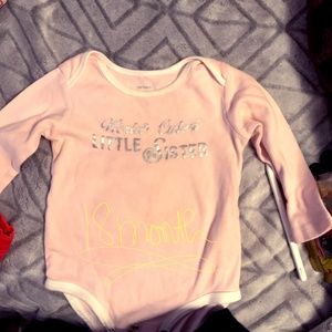 Girls 6mo to 12 month onesie